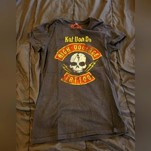 High Voltage Kat Von D tee shirt